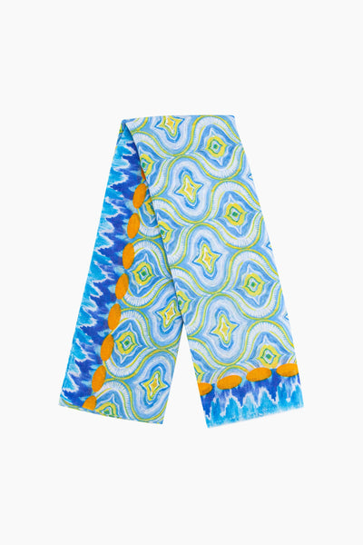 Bree Lightweight Scarf in Moroccan Tile Print - 3 Colours