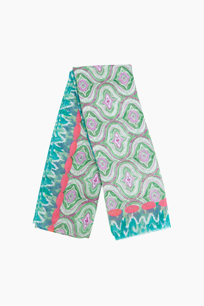 Bree Lightweight Scarf in Moroccan Tile Print - 3 Colours