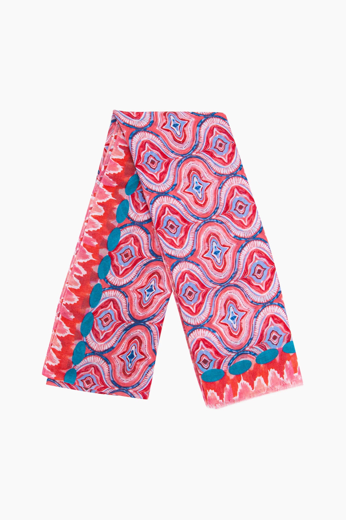 Bree Lightweight Scarf in Moroccan Tile Print - 3 Colours