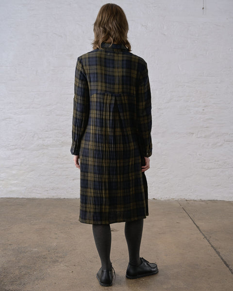 Alexa Shirt Dress Big Check