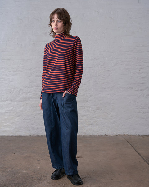 Lorren Trousers in Blue Denim