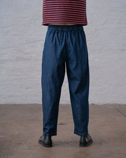 Lorren Trousers in Blue Denim
