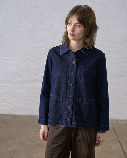 Marcia Relaxed Jacket in Denim