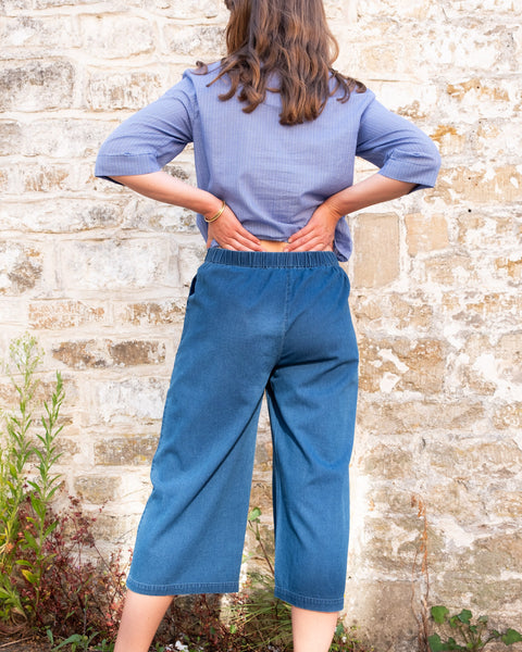 Carrie Culotte in Denim