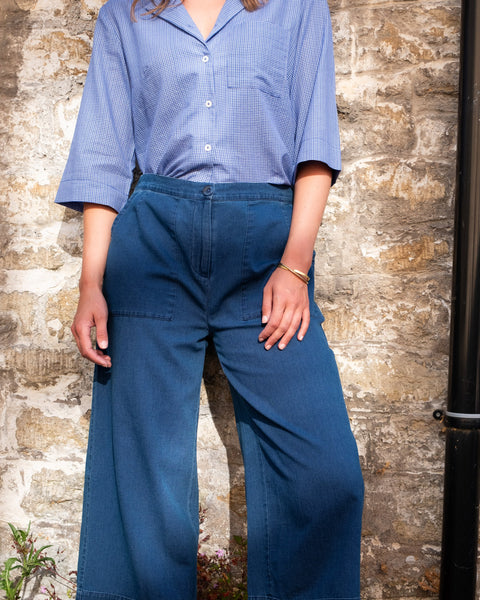 Carrie Culotte in Denim