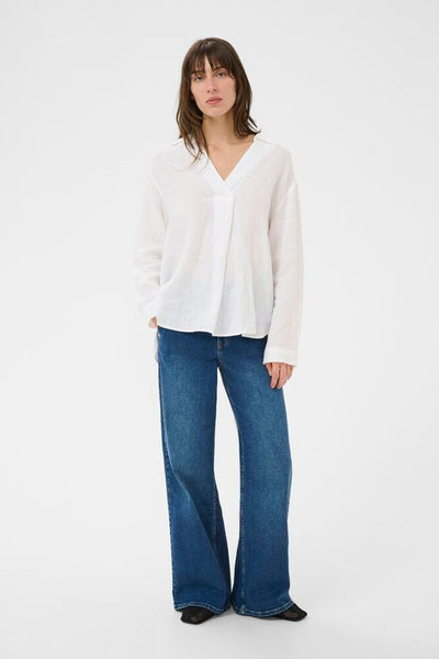 Ayo Linen Shirt Bright White