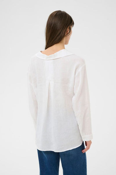 Ayo Linen Shirt Bright White