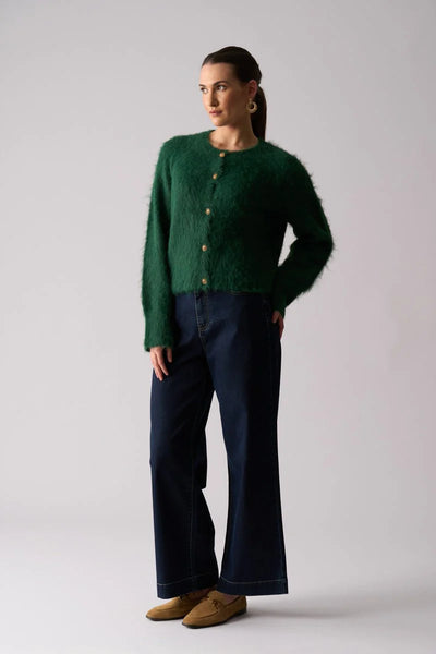 Loop Of Luxury Cardi in Deep Forest