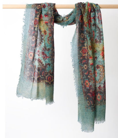 Genie Faded Elegance Wool Scarf