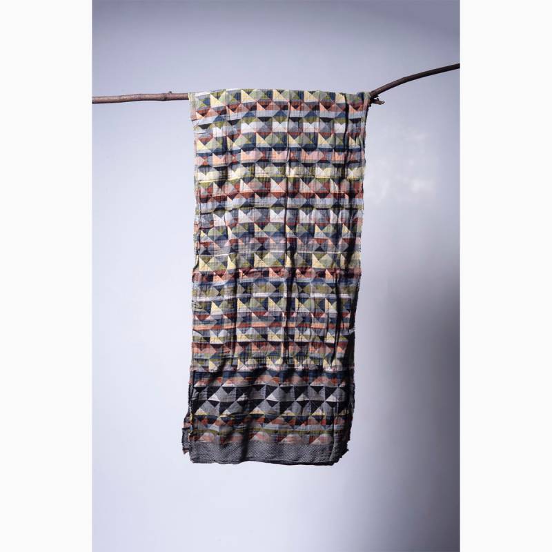 Létol Cotton Jacquard Scarf in Milan Fabs Dream