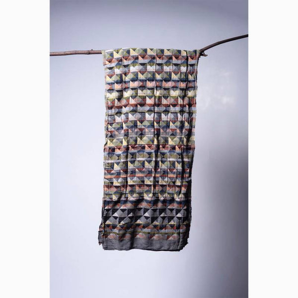 Létol Cotton Jacquard Scarf in Milan Fabs Dream