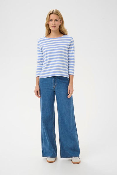 Nela Tee Hydrangea Stripe