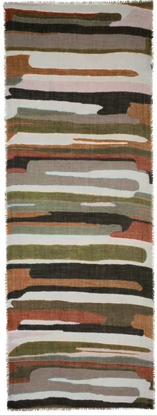 Olive River Wool & Modal Scarf