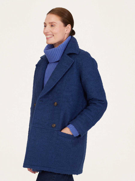 Remi Coat in Periwinkle Blue
