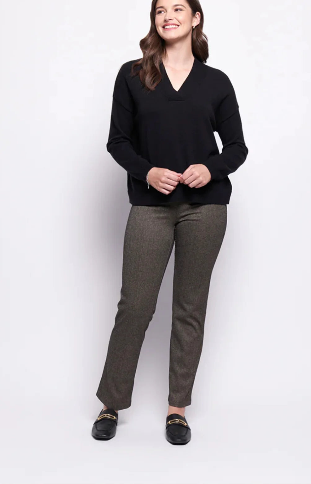 Pic of The Bunch Trousers in Navy and Sand Bar