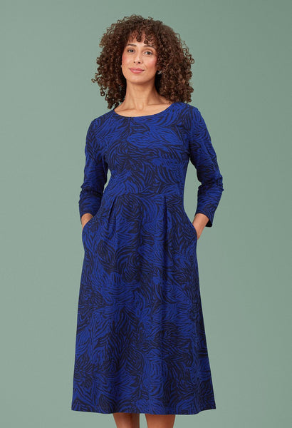 Sandy Dress Jungle Print Sapphire Mix