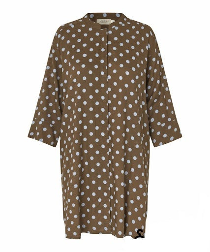 MaGeam Tunic Slate Blue Spots