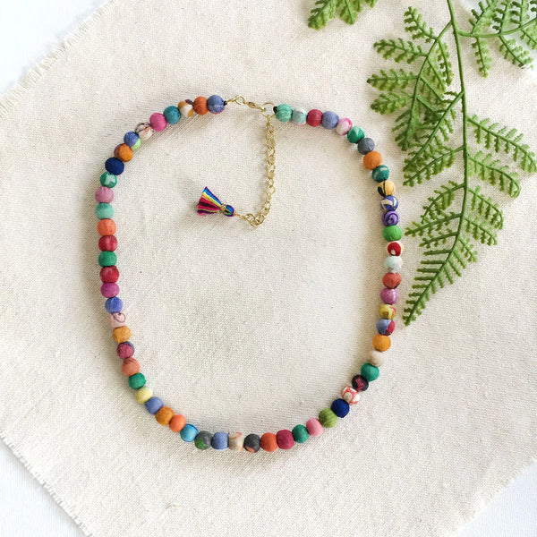 Kantha Classic Strand Necklace