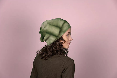 Pure Wool Tie-dye Clochard Hat
