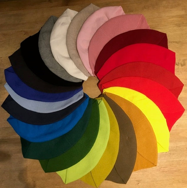 Cotton Roll Up Beret Various Colours