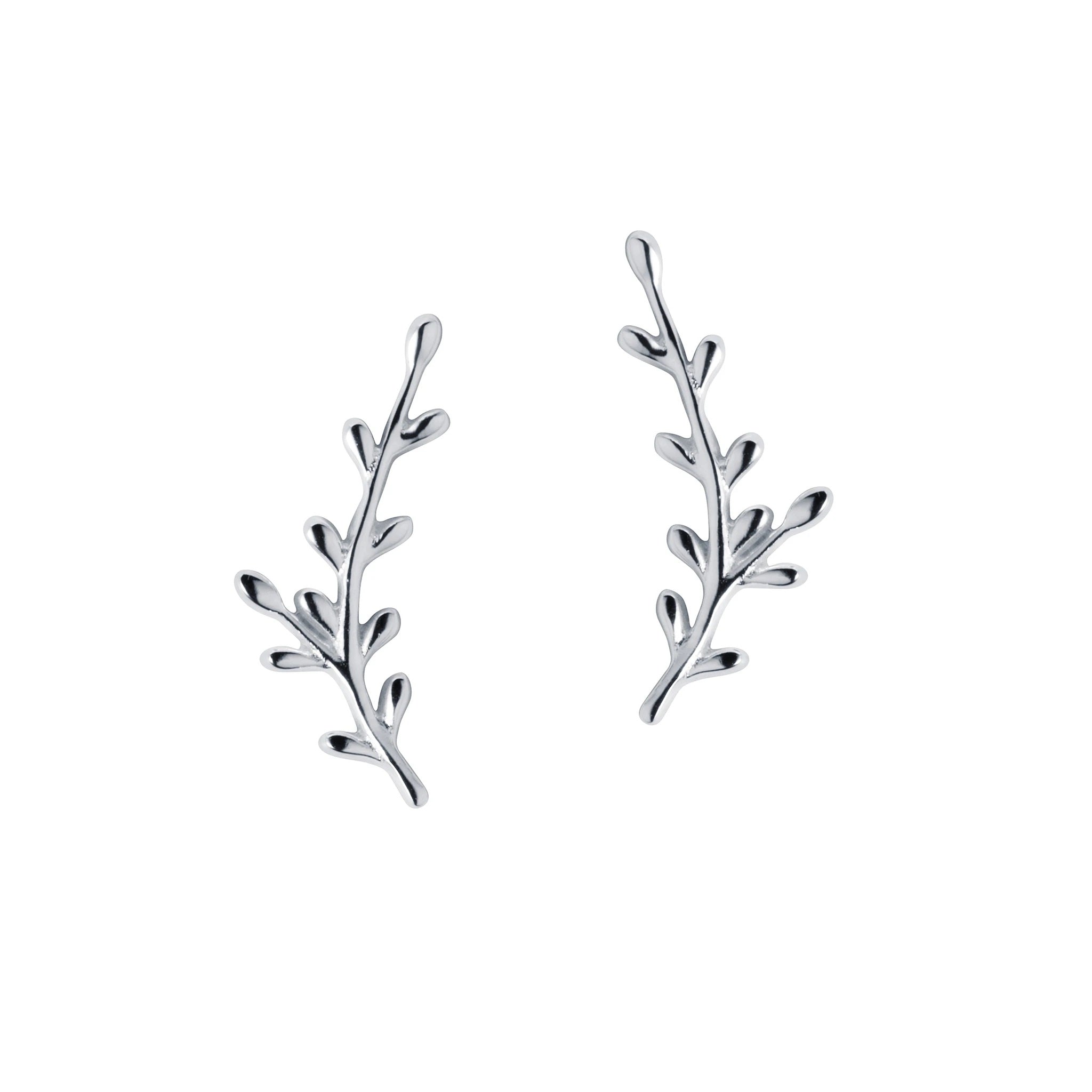 Silver Climber Earring - Stud